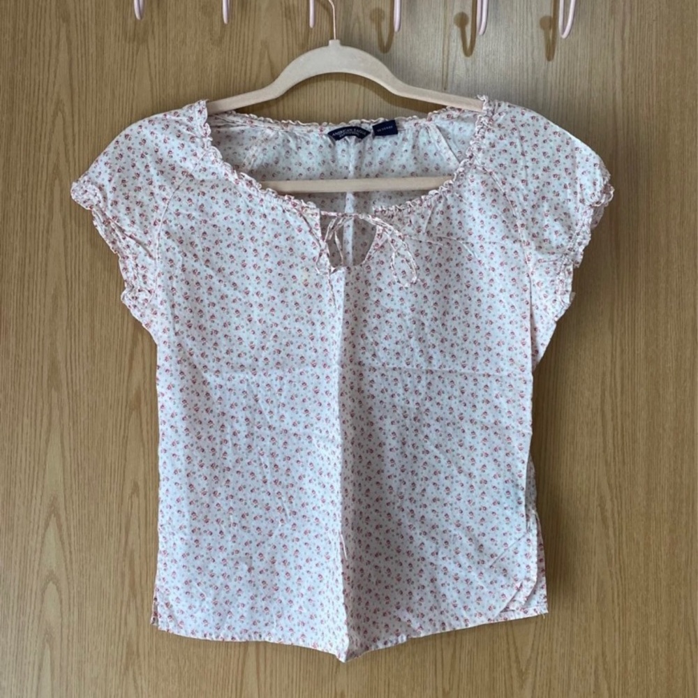 Pink Floral Blouse